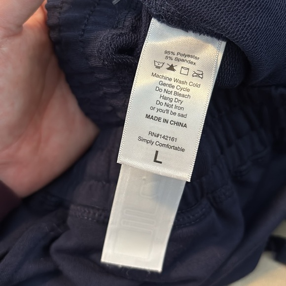 LulaRoe women’s blue high rise jogger lounge pants size large - Picture 9 of 9